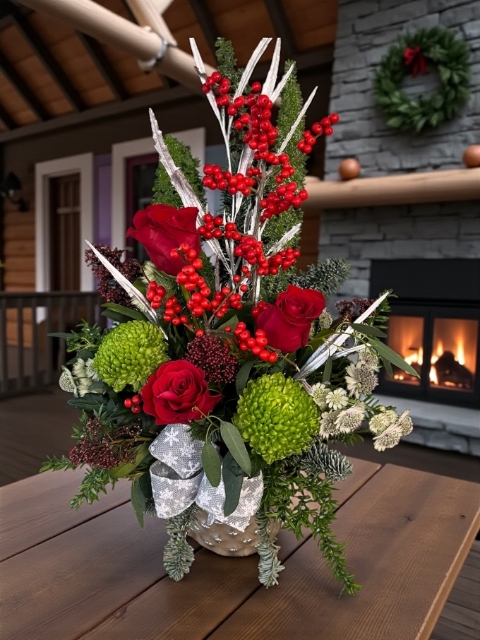 Frosted Elegence Arrangement